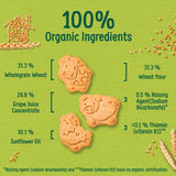 Organix Farm Animal Biscuits 12 mths Value Box   100g