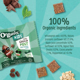 Organix KIDS Cool Choco Mint Mini Organic Flapjack Bites   4 x 23g