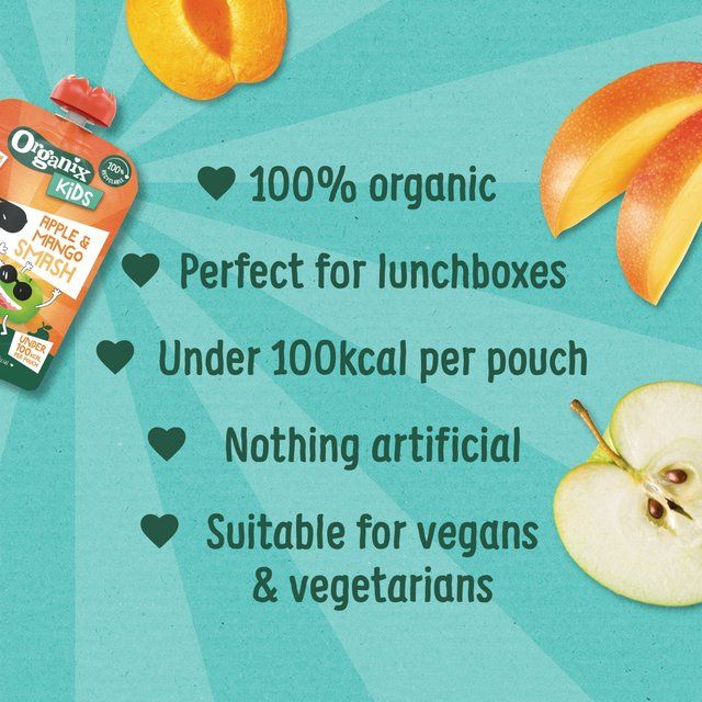 Organix KIDS Mango &amp;amp; Apple Smash Pouch    100g