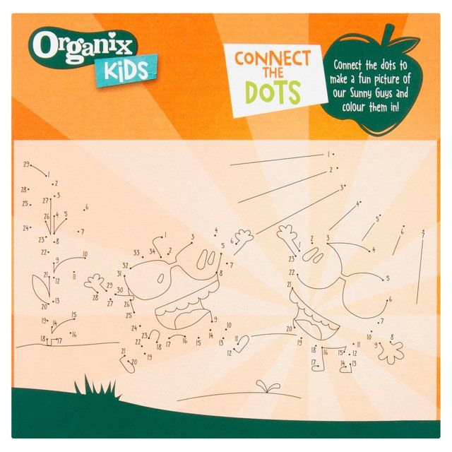 Organix KIDS Marvellous Mandarin &amp;amp; Apple Organic Oat Snack Bars Multi   6 x 23g