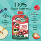 Organix KIDS Red Berries &amp;amp; Apple Smash Pouch    100g