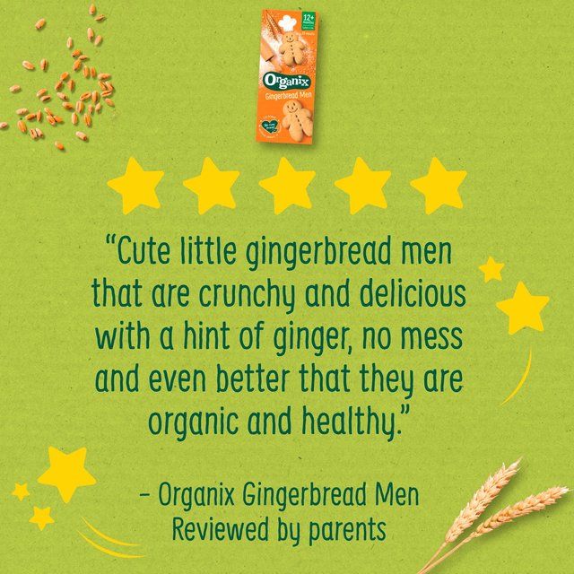 Organix Mini Organic Gingerbread Men 12 mths+   135g