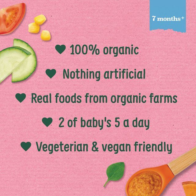 Organix Rainbow Ratatouille With Lentils Baby Food 7 months   130g