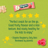 Organix Raspberry &amp;amp; Apple Organic Soft Oaty Bars Toddler Snack Multipack   6 x 23g