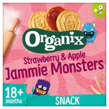 Organix Strawberry &amp;amp; Apple Organic Jammie Monsters Toddler &amp;amp; Kids Multipack   8 x 8g
