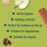 Organix Strawberry &amp;amp; Apple Organic Soft Oaty Bars Toddler Snack Multipack   6 x 23g