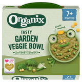 Organix Tasty Garden Veggie Bowl Baby Food 7 months   130g