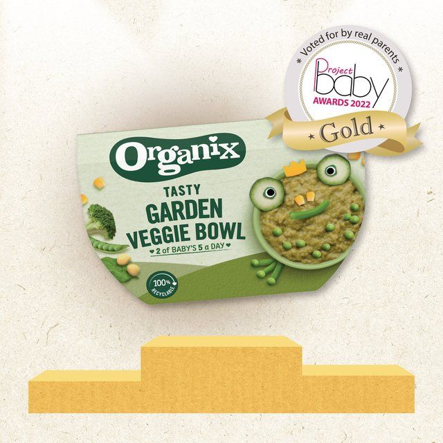 Organix Tasty Garden Veggie Bowl Baby Food 7 months   130g