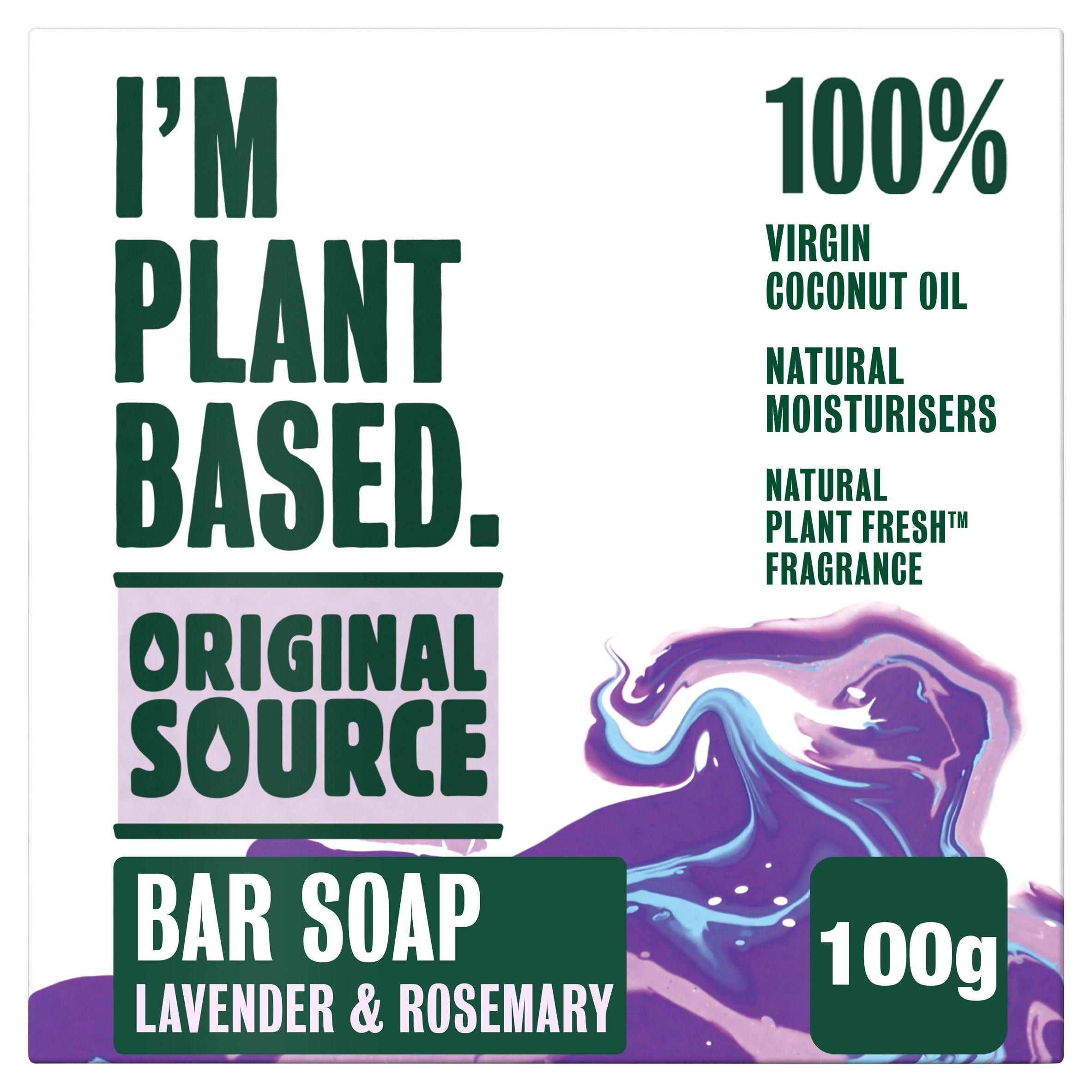 Original Source I'm Plant Based Lavender &amp;amp; Rosemary Bar Soap 100g