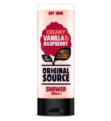 Original Source Vanilla &amp;amp; Raspberry Shower Gel Body Wash 250ml