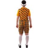 Orion Costumes Male Golfer Costume (Orange &amp;amp; Black) X-Large