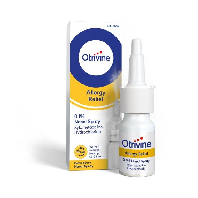 Otrivine Allergy Hayfever &amp;amp; Blocked Nose Relief Nasal Spray   10ml