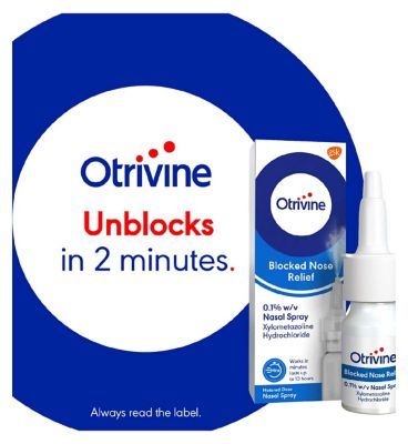 Otrivine Blocked Nose Relief 0.1% w/v Nasal Spray 10ml