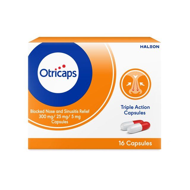 Otrivine Otricaps Congestion Relief Capsules   16 per pack