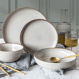 Over &amp;amp; Back Stoneware Dinnerware Set, 16 Piece in 2 Colours