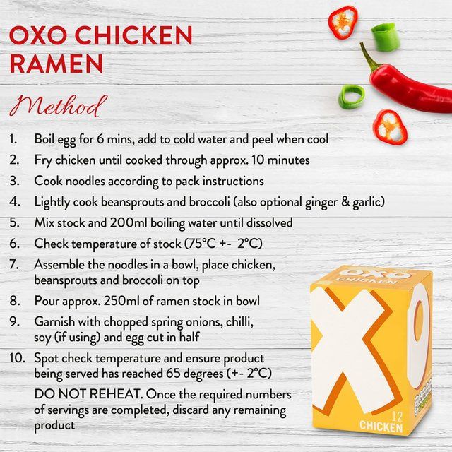 Oxo 24 Chicken Stock Cubes   142g