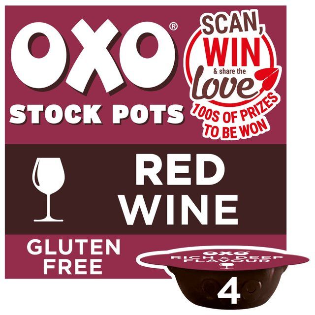 Oxo Red Wine Stock Pots   4 x 20g