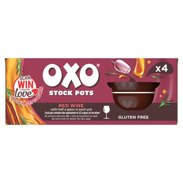 Oxo Red Wine Stock Pots   4 x 20g