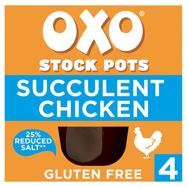 Oxo Stock Pots Reduced Salt Chicken   4 x 20g