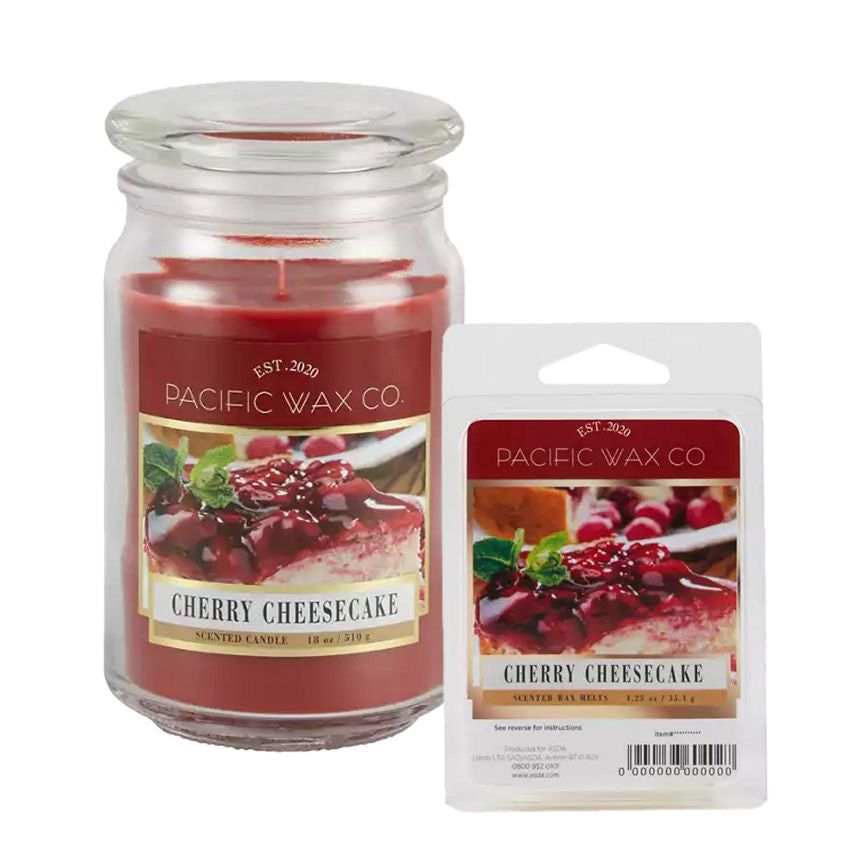 Pacific Wax Co Cherry Jar Candle &amp;amp; Wax Melts Bundle