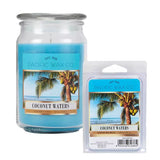 Pacific Wax Co Coconut Waters Jar Candle &amp;amp; Wax Melts Bundle