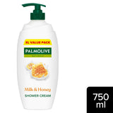 Palmolive Naturals Milk &amp;amp; Honey Shower Gel Body Wash Pump 750ml