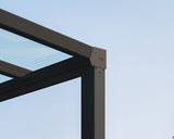 Palram Canopia Stockholm 11ft 2&amp;quot; x 12ft 2&amp;quot; (3.4 x 3.7m) Aluminium Patio Cover