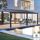 Palram Canopia Stockholm 11ft 2&amp;quot; x 26ft 4&amp;quot; (3.4 x 8.1m) Aluminium Patio Cover