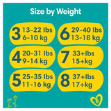 Pampers Baby-Dry Nappies Size 8 (17kg+) Jumbo+ Pack   52 per pack