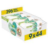 Pampers Harmonie Coco Baby Wipes X9   9 x 44 per pack