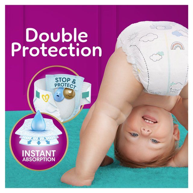 Pampers Premium Protection Nappies Size 4 (9-14kg) Jumbo+ Pack   62 per pack