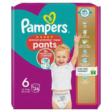 Pampers Premium Protection Nappy Pants Size 6 (15kg+) Essential Pack   24 per pack
