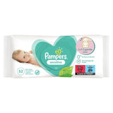 Pampers Sensitive Baby Wipes   52 per pack
