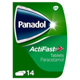 Panadol ActiFast Paracetamol Pain Killers 500mg 14 Tablets   14 per pack
