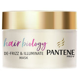 Pantene Hair Biology De-frizz &amp;amp; Illuminate Hair Mask For Frizzy, Dry, Coloured Hair