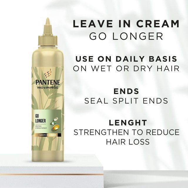 Pantene Miracles Go Longer Leave In Cream   300ml
