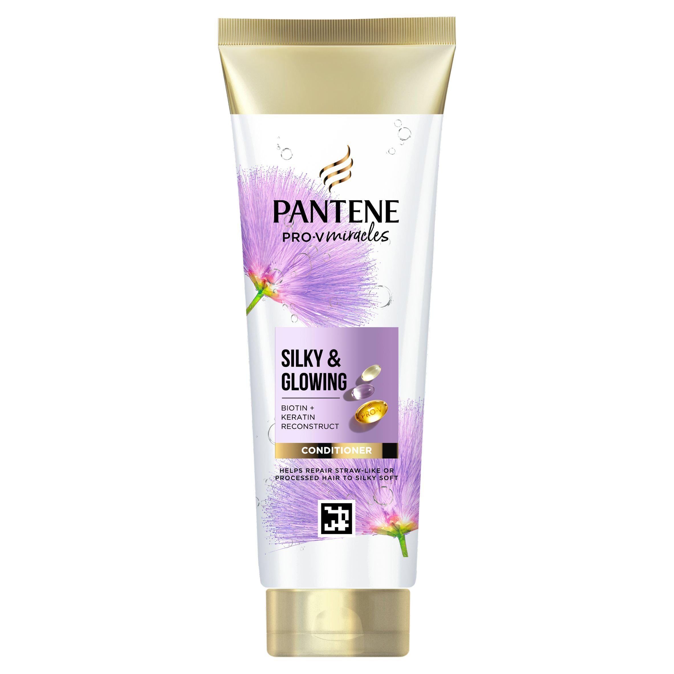 Pantene Pro-V Miracles Silky &amp;amp; Glowing Hair Conditioner For Dry And Damaged Hair 275ml
