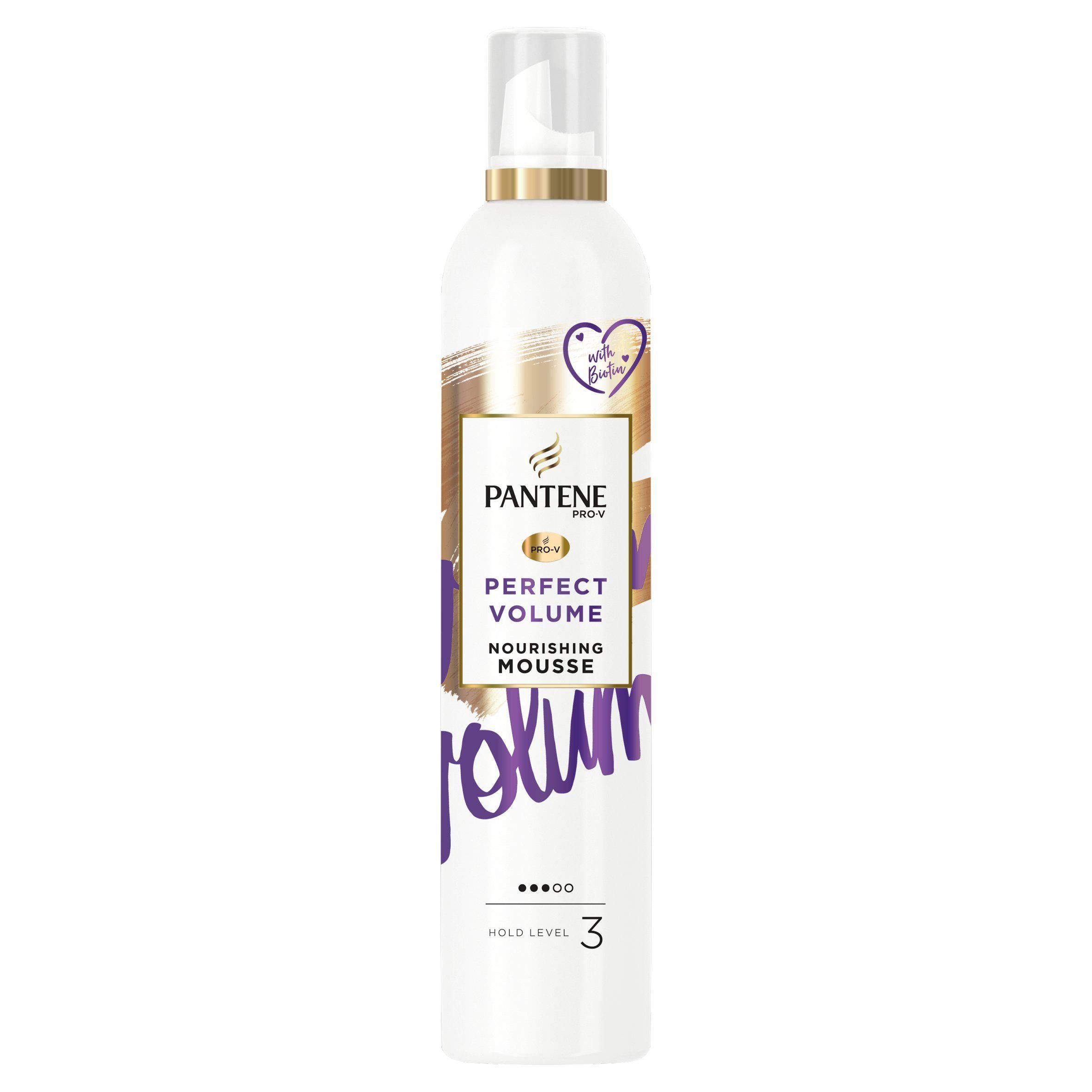 Pantene Pro-V Perfect Volume Nourishing &amp;amp; Heat Protection Hair Mousse With Biotin 200ml