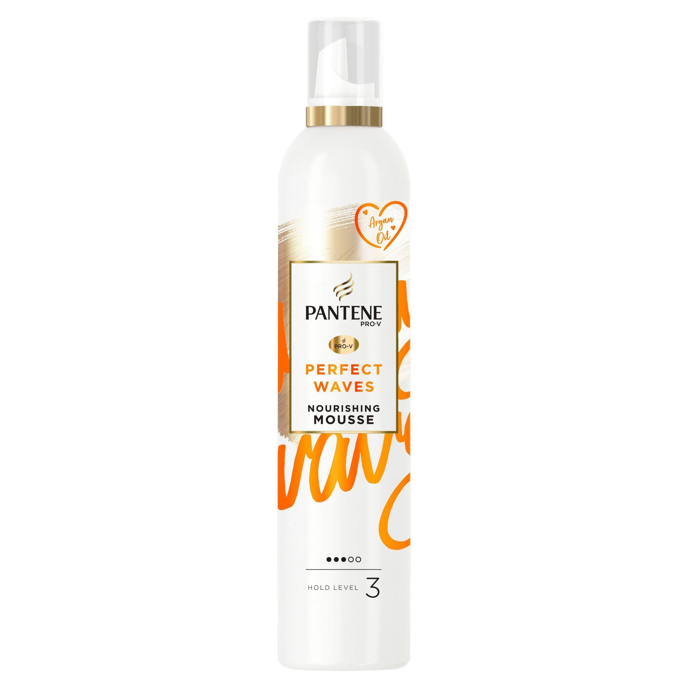 Pantene Pro-V Perfect Waves Nourishing &amp;amp; Heat Protection Hair Mousse with Argan Oil 200ml