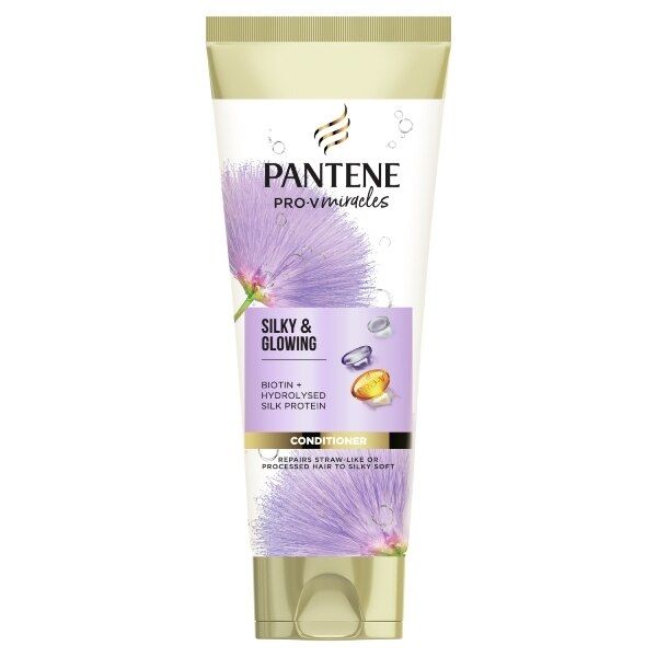Pantene Silky&amp;amp;Glowing Hair Conditioner Biotin, 275ml