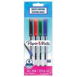 Paper Mate Jiffy Gel Pouch Assorted   4 per pack