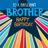 Paper Salad Happy Birthday Greeting Card to a Brilliant Brother