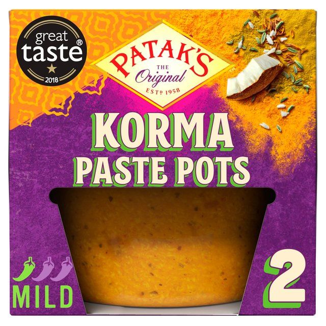 Patak's Korma Curry Paste Pot   2 x 70g