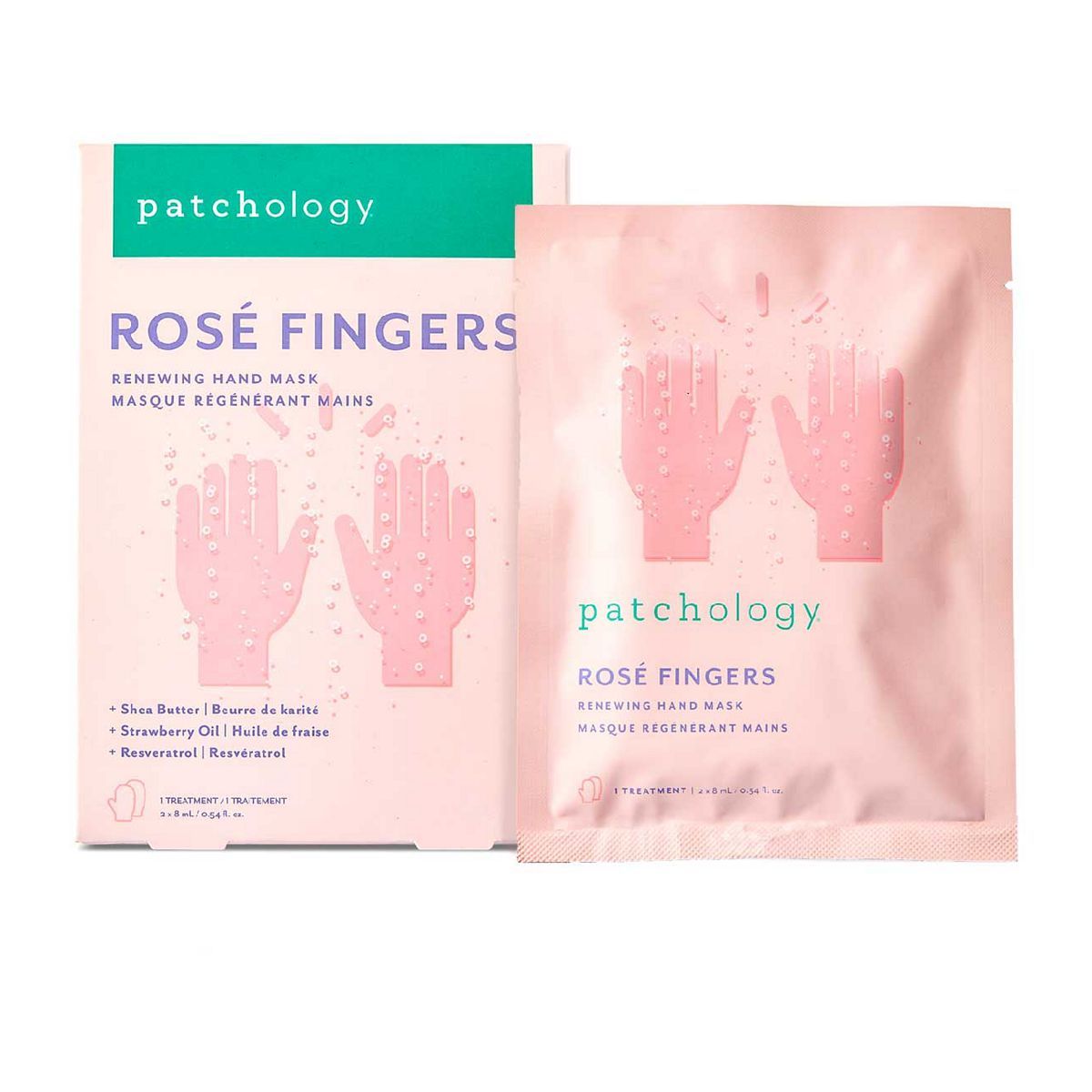 Patchology Ros&amp;eacute; Fingers Renewing Hand Mask