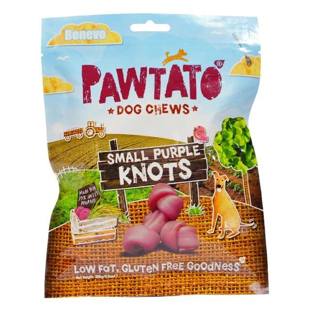 Pawtato Purple Knots Vegan Dog Treats   150g