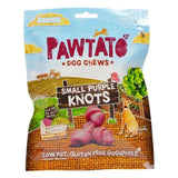 Pawtato Purple Knots Vegan Dog Treats   150g