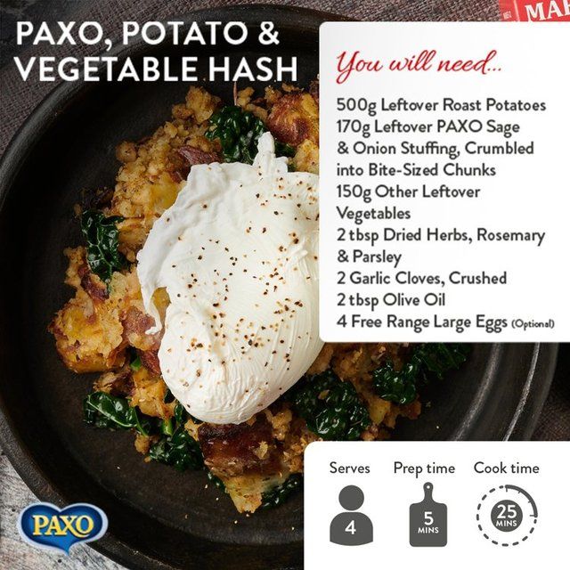 Paxo Sage &amp;amp; Onion Stuffing Mix   170g