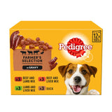 Pedigree Adult Wet Dog Food Pouches Beef, Liver &amp;amp; Veg in Gravy