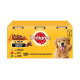 Pedigree Adult Wet Dog Food Tins Country Casseroles in Gravy    6 x 400g