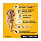 Pedigree Adult Wet Dog Food Tins Mixed in Gravy    6 x 400g